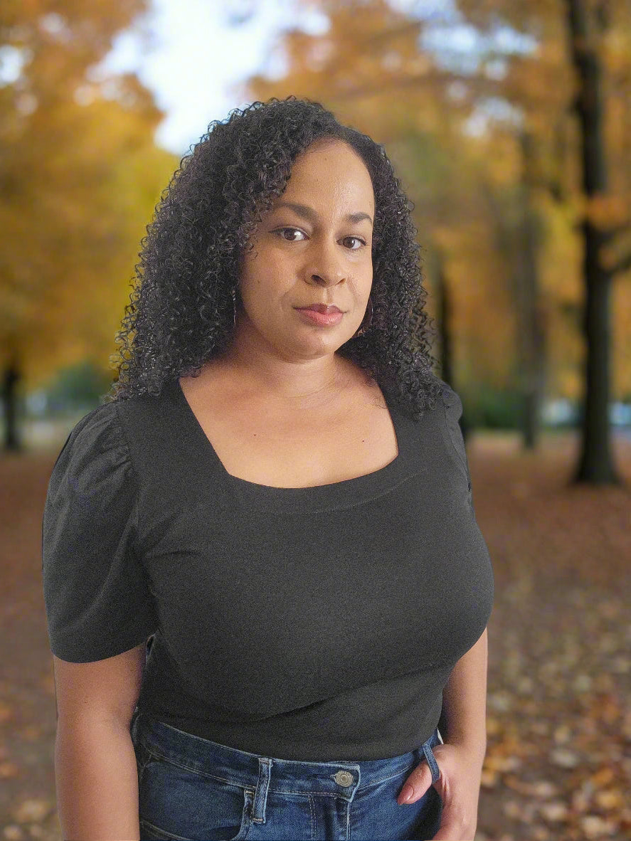 Fuller Bust Black top